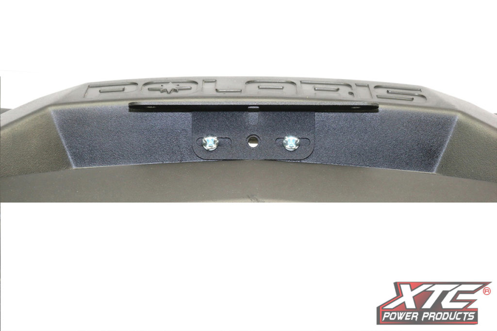 License Plate Frame Bracket Black XTC Power Products