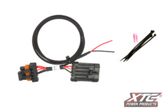 RZR XP Plug and Play Power Out License Plate & Whip Light - Plugs into Rear LED Tail light