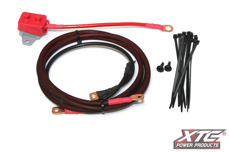 RZR XP Power Cable from Battery to OEM Busbar - 2 Seat with Circuit Breaker