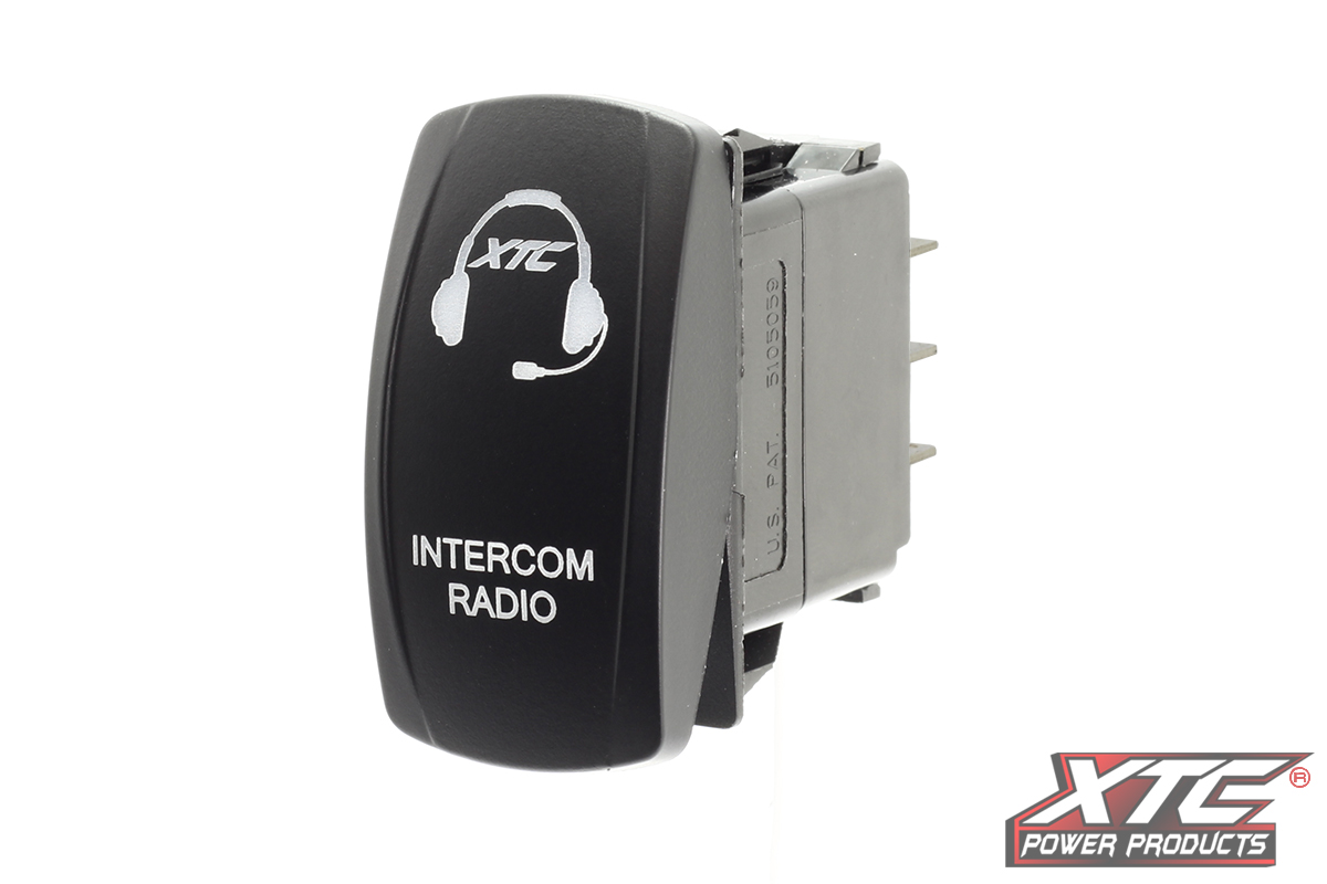 Intercom Radio Rocker Switch - XTC Power Products