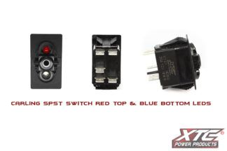 Carling Contura V SPST Switch with Red/Blue LED's