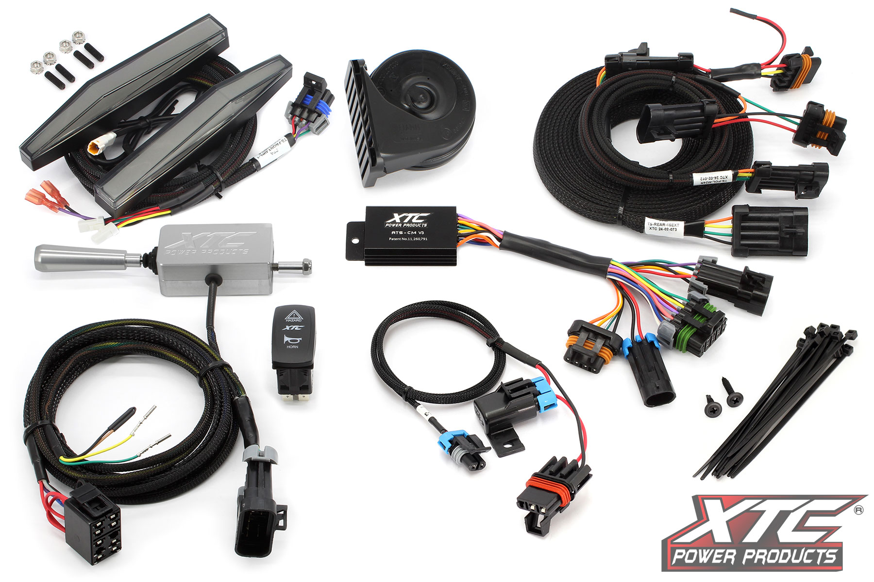 Polaris Ranger XD 1500 Turn Signal Kit with Billet Lever - XTC