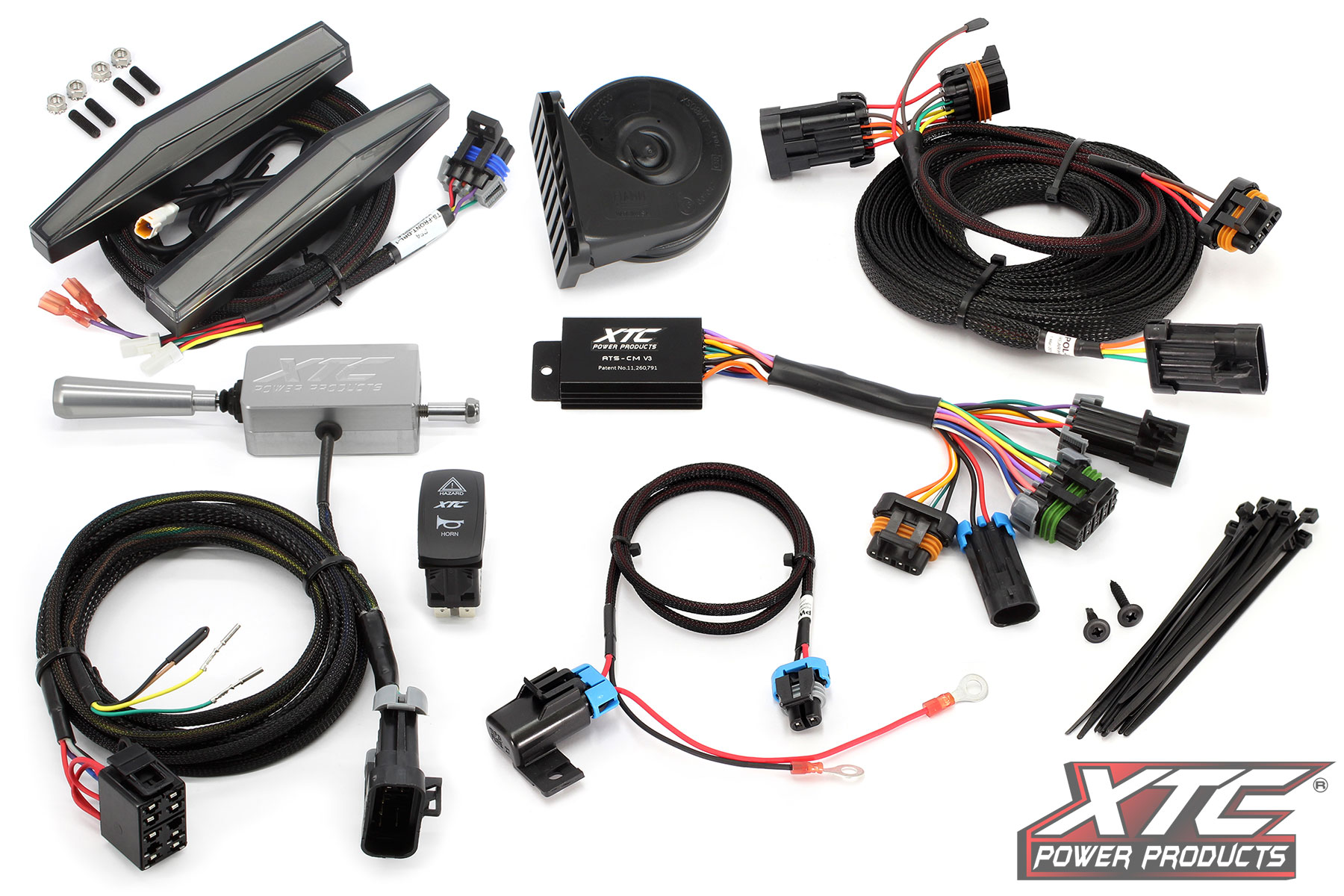 Polaris RZR Turbo S Self-Canceling Turn Signal Kit with Billet