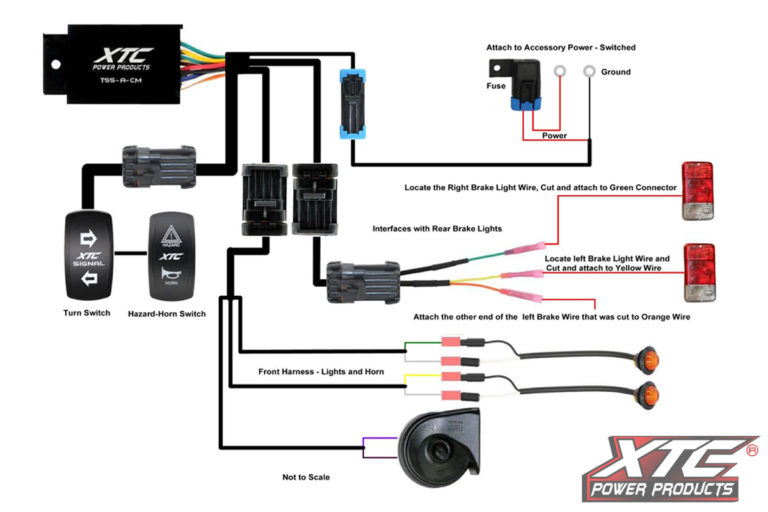 Universal Self-Cancelling Turn Signal System Diagram