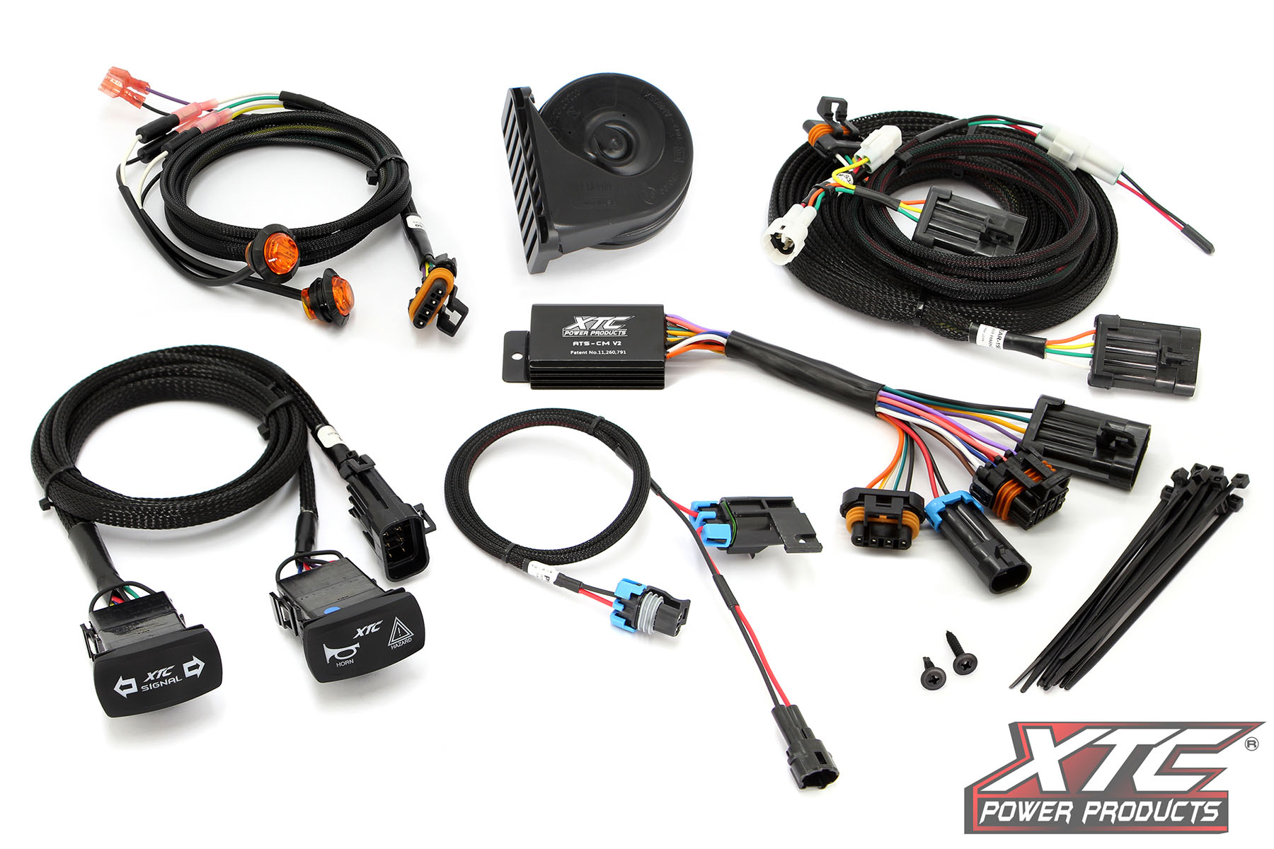 Details about   Rocker Switch Turn Signal Kit Blinker Street Legal System For Yamaha Wolverine 