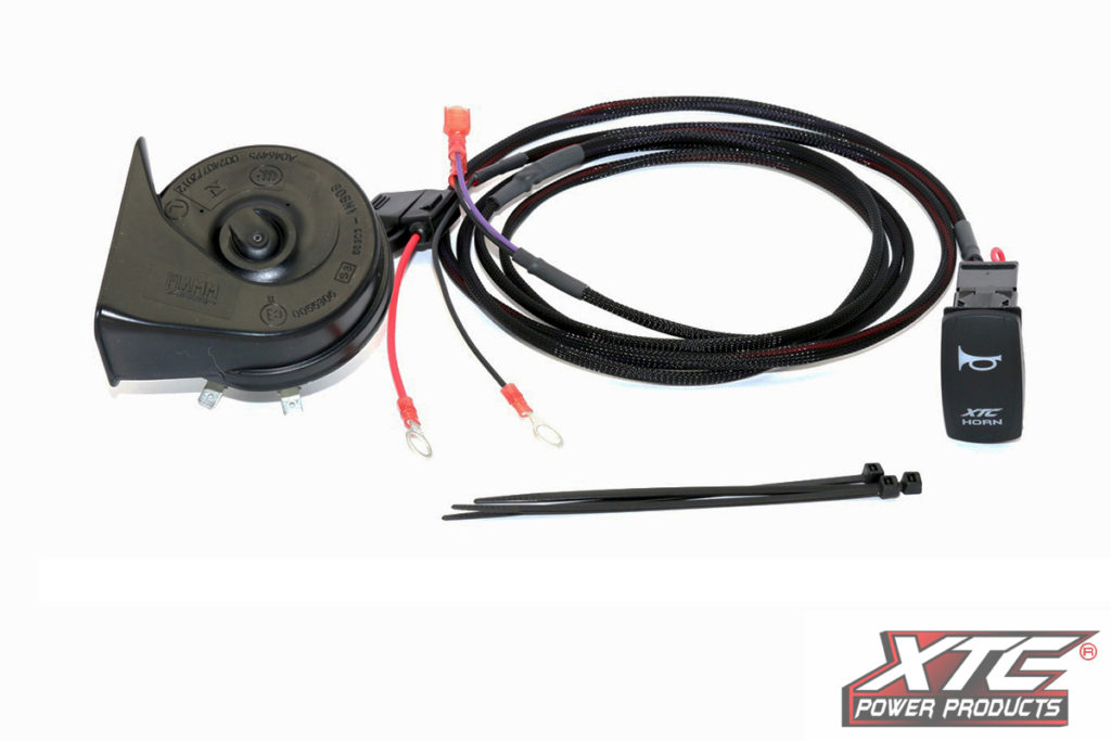 Universal Horn Kit For SXS UTV, Includes Laser Engraved Rocker Switch XTC Power Products