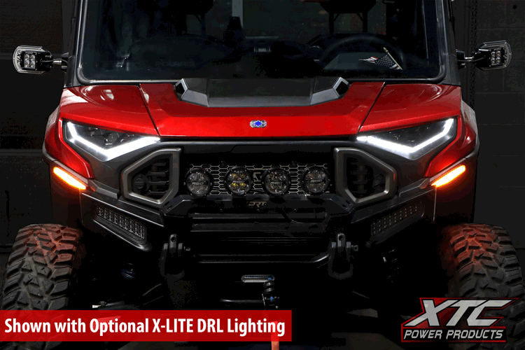 Polaris Ranger XD 1500 with XTC DRL Lighting Upgrade