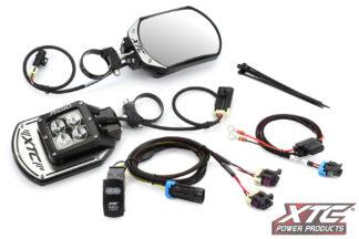 SIX12 Lit side View Mirrors with Switch Power Harness