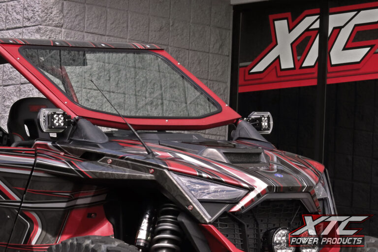 XTC SIX12 Side Mirrors Mounted on HellRZR PRO