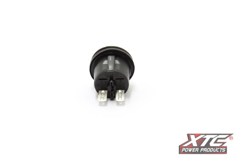Momentary Push Button Black Switch Rear